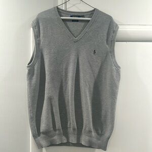 Pima Cotton Polo by Ralph Lauren Sweater Vest. XL Tall